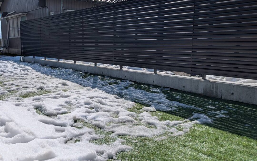 N様邸アルミフェンス設置いたしました