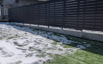 N様邸アルミフェンス設置いたしました